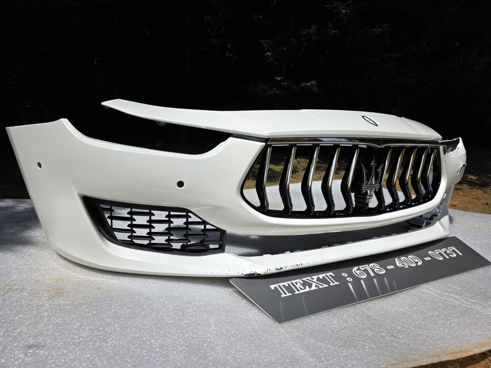 2014-2017 Maserati Ghibli Front Bumper Cover. OEM.  LOCAL PICK UP ONLY 670010937