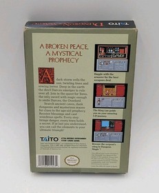 Dungeon Magic Sword of the Elements NES Cartridge & Box Authentic No Manual