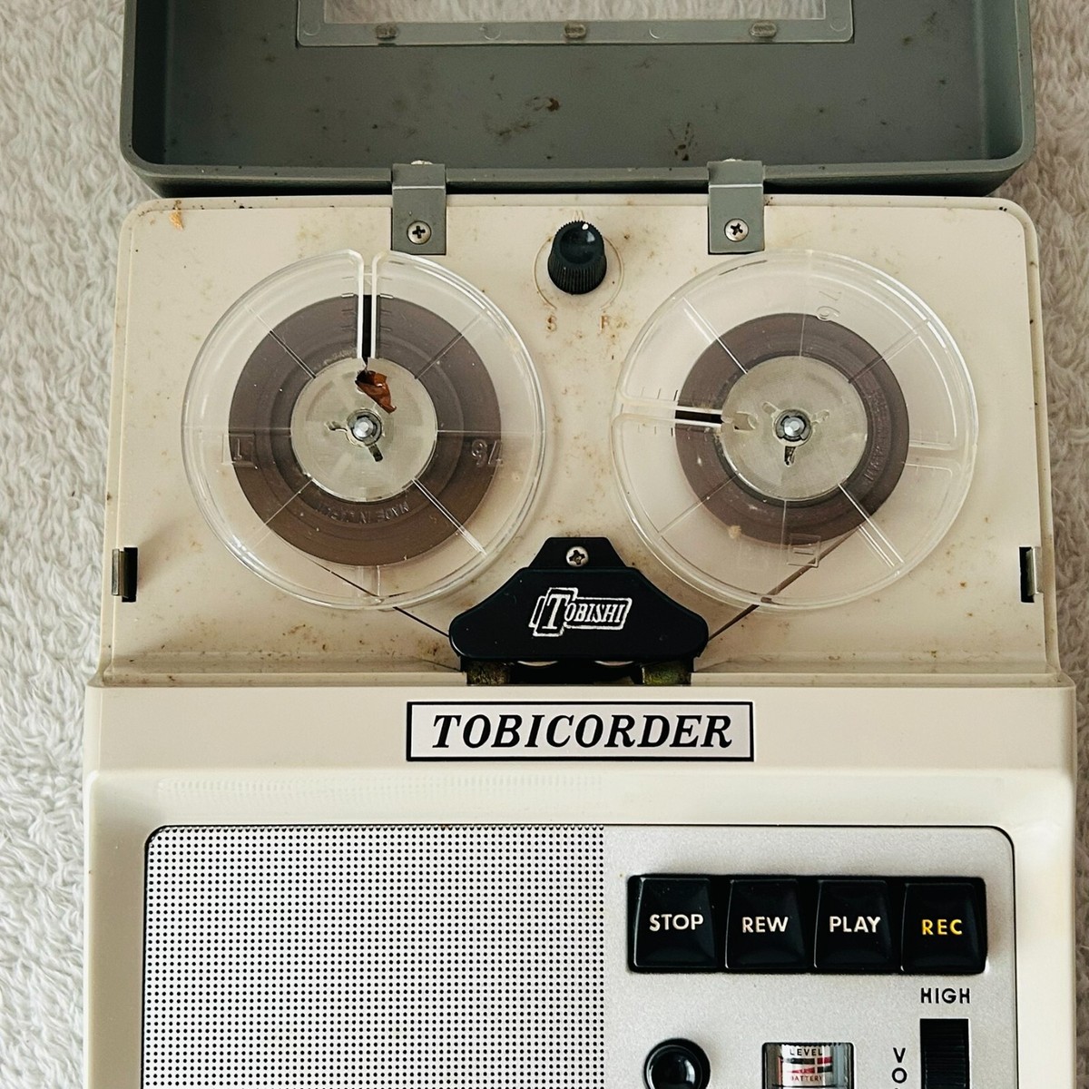 Vintage 1970s Tobishi TP-341 Transistor Open Reel Tape Recorder