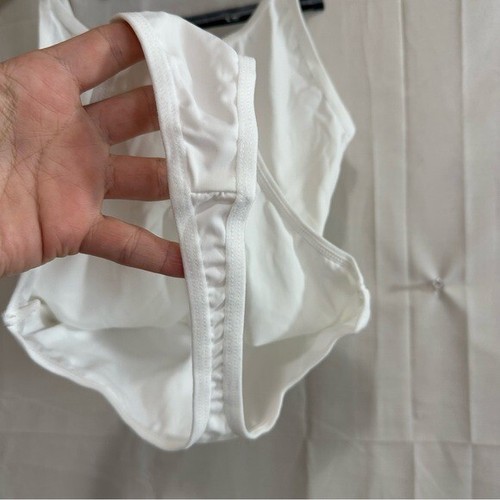 Body donna Shein pezzo unico bianco con spalline regolabili XS - Foto 2 di 4