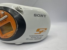 Sony Walkman Sports SRF-M80V S2 Weather/AM/FM Radio WITH Armband Mega Bass