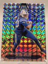 2024 PANINI MOSAIC JELANI WOODS SILVER PRIZM FOOTBALL CARD COLTS NFL donruss 