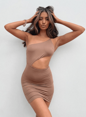 Princess Polly MIA ASYMMETRICAL MINI DRESS BROWN size 2 | eBay Princess Polly MIA ASYMMETRICAL MINI DRESS BROWN size 2 | eBay