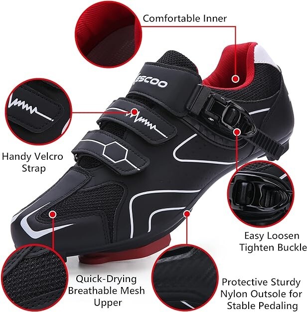 KESCOO Cycling Shoes Compatible With Peloton Bike India