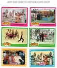 1978 Topps GREASE 1 &2 cards and stickers / See drop down menu 4 card U receive