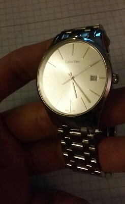 Calvin Klein Watch, Super Slim, Unisex, Extremely Flat, Excellent Condition, Strap Shortened