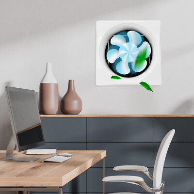 Ø 200mm Küche WC Abluftventilator Leise Badlüfter Wand Ventilator Exhaust Fan DE