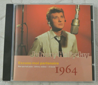 Johnny Hallyday CD - Entschuldigung Partner *** Anhören ***