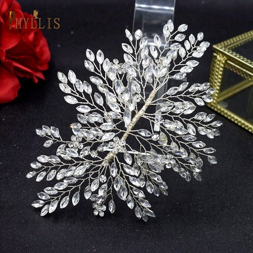 Wedding Hair Clip Bridal Headwear Headpiece Party Prom Hair Accessories Headband - Picture 16 of 23