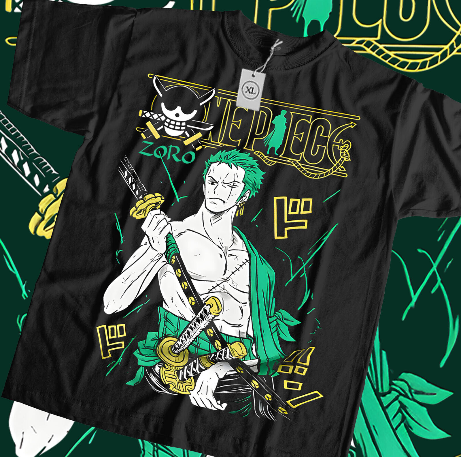 Anime One Piece Roronoa Zoro Custom T-Shirt - The Waypro