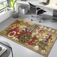 Disney Mickey Mouse Rug Colorful Cartoon Carpet for Bedroom or Living Room