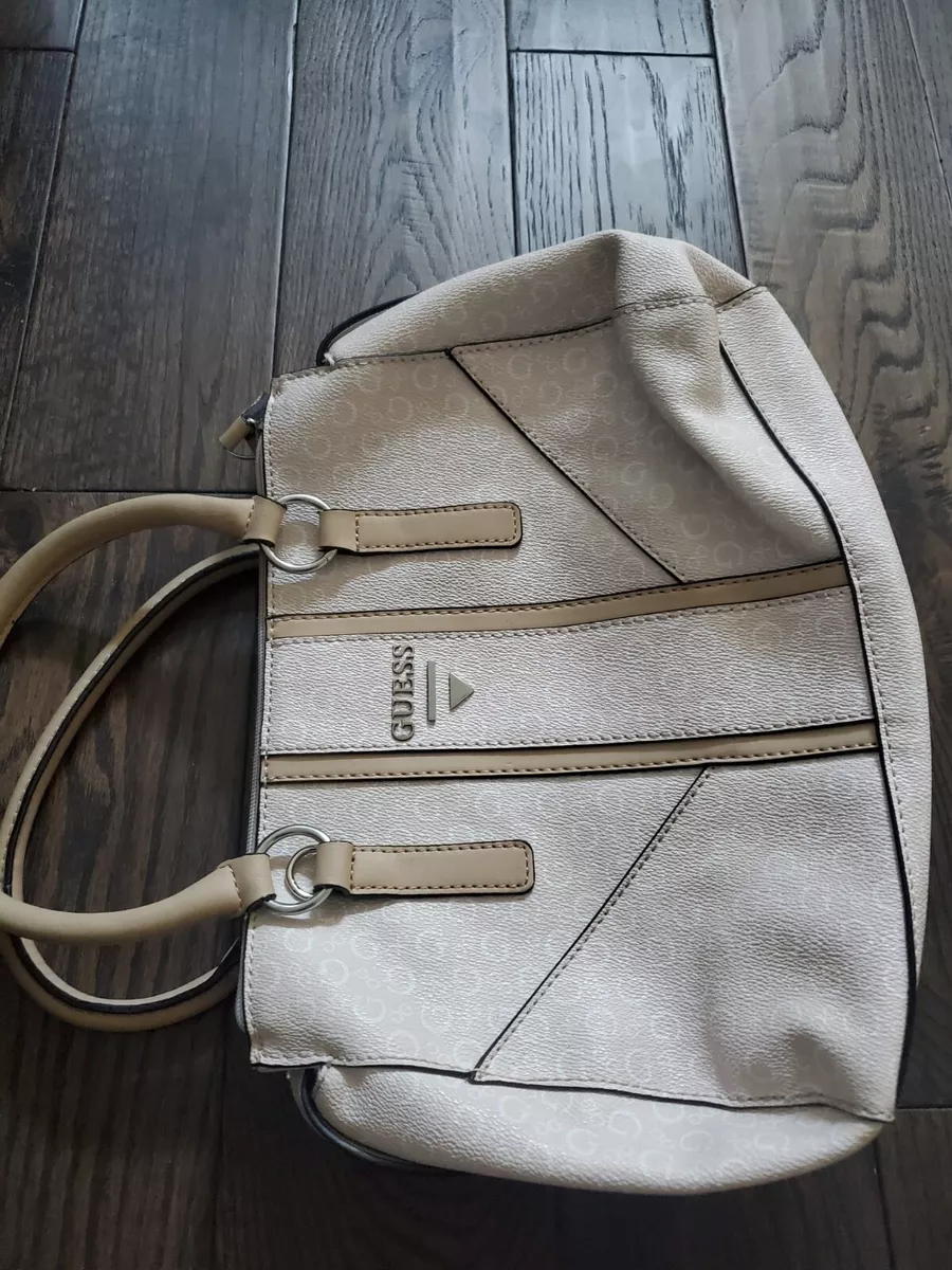 Guess cream online handbag