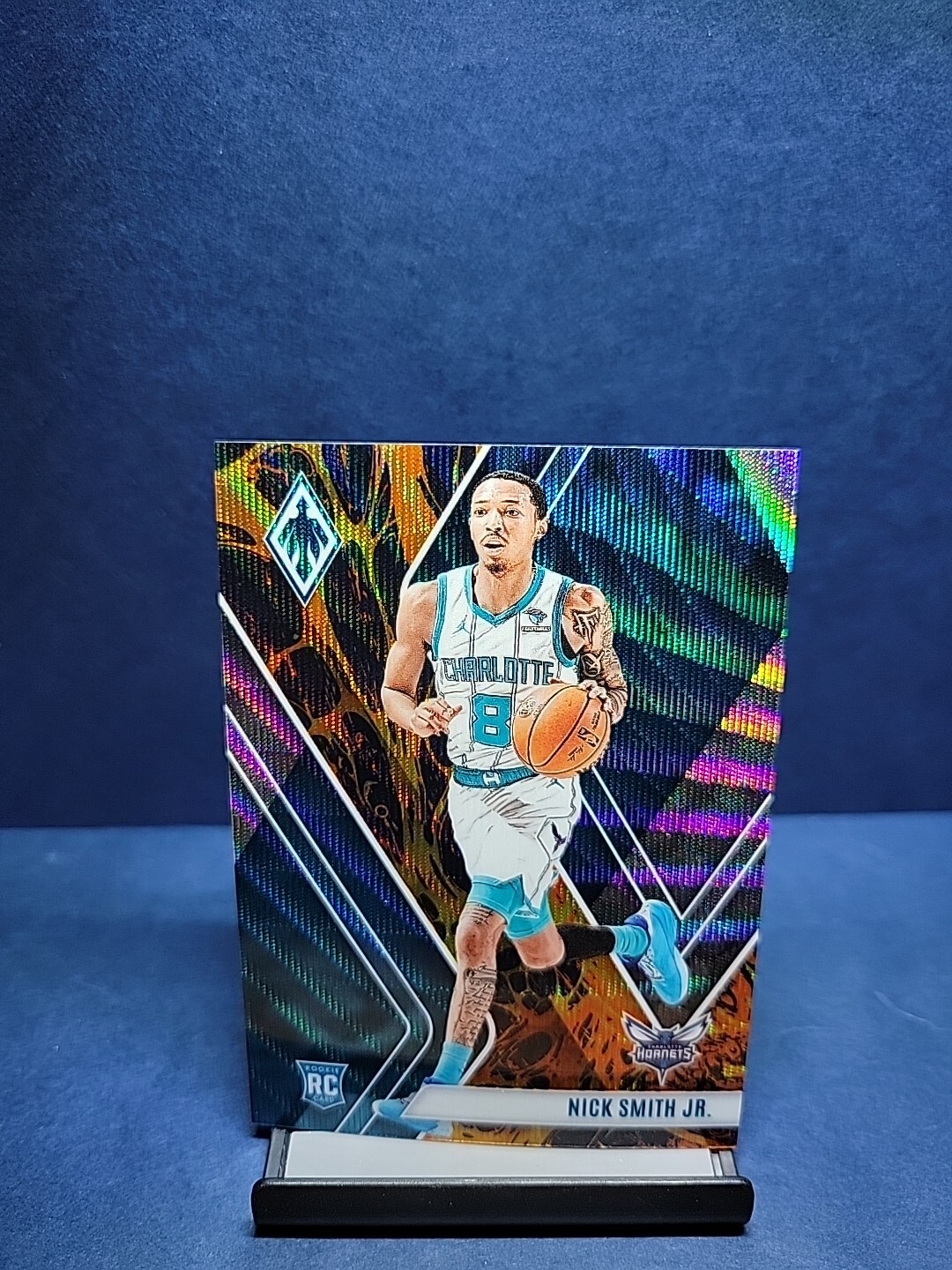 2023-24 Panini Phoenix - Rookies Lava #255 Nick Smith Jr. /75 (RC)