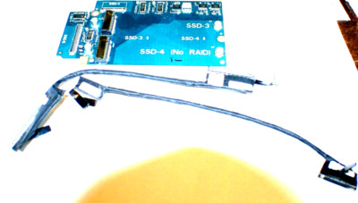 Alienware Area-51m R2 M.2 Board Module SSD3 SSD4 D3P25 W/CABLES 2JH8P 5F1WR. B3