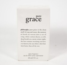 Philosophy Pure Grace 2 fl oz spray Fragrance New Sealed Eau De Toilette