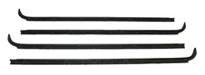 New 4PC Inner & Outer Beltline Molding Kit / FOR 83-88 Ranger No-Vent w/Clips