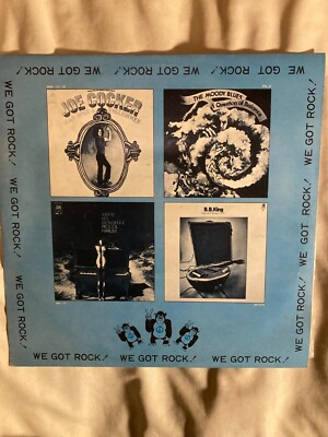 WE GOT ROCK, JAPANESE PROMO, JOE COCKER, PROCUL HARUM, MOODY BLUES BB, KING