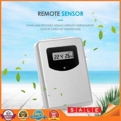 433MHz Remote Digital Wireless Thermometer Sensor Humidity Hygrometer Monit W0L4