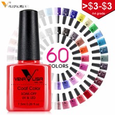 Nuevo diseño de arte en uñas manicura Venalisa esmalte en remojo gel laca UV esmalte esmalte