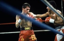Edwin Rosario Lands A Punch To Julio Cesar Chavez OLD BOXING PHOTO 5