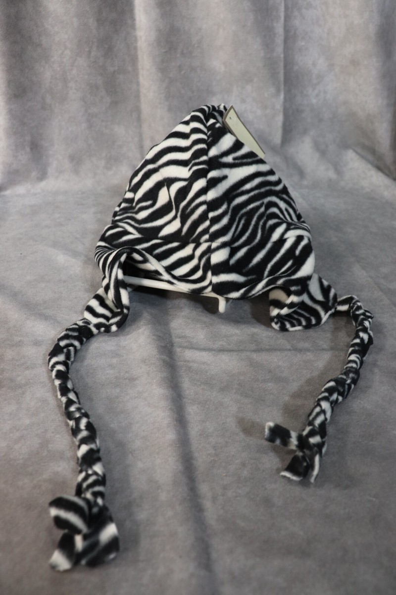 Unbranded Zebra Print Trapper Hat Poom Pom One Size NWT | eBay display picture 2