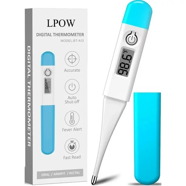 LPOW Digital Thermometer, Body Temperature Thermometers, for Baby&Kids and Adult
Opens in a new wind