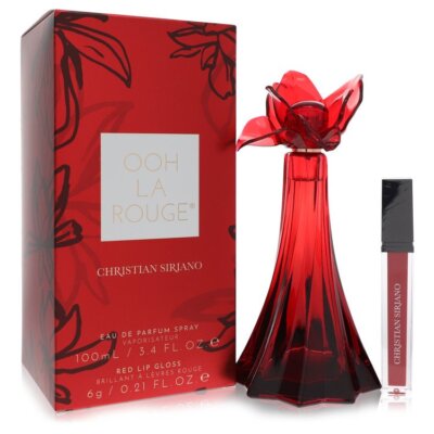 Christian Siriano Ooh La Rouge by EDP Spray + 0.21 oz Red Lip Gloss 3.4 oz Women