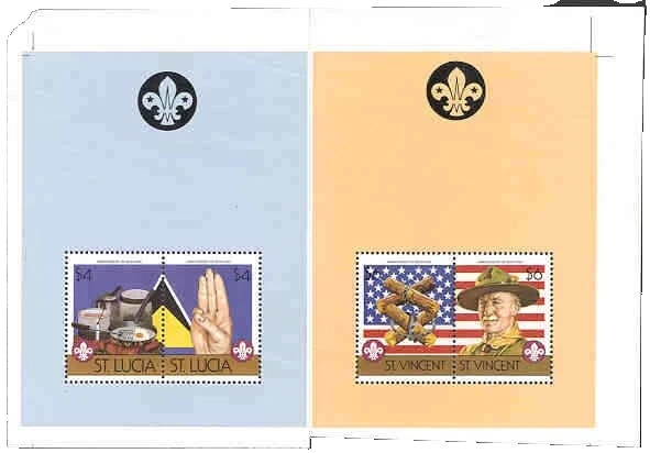 Пруф, Эссе Сент-Люсия марки (1979 г. - наст. ВР.)