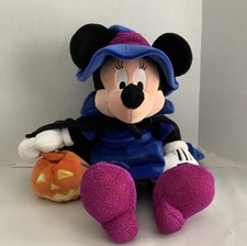 Disney Minnie Mouse Halloween witch costume with pumpkin plush