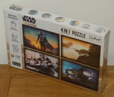 Star Wars The Mandalorian - 4 In 1 Puzzle - Jigsaw Puzzles 4 x 104 Piece NEW