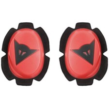 DAINESE SAPONETTE TUTA PANTALONE KNEE SLIDER 779 ROSSO FLUO NERO