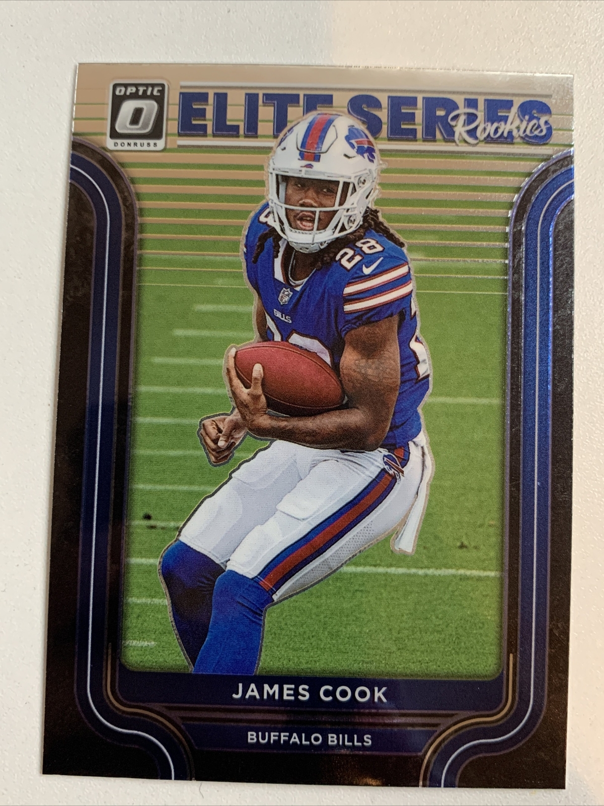 James Cook Elite Series Rookies Card RC 2022 Donruss Optic Card 14 Buffalo Bills