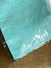 Mens Silk Pocket Square Blue Turquoise Hand Made 10 Inch Square Handkerchief