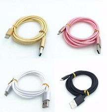 3-PACK Fabric Type C USB C Cable Fast Charging Charger Cord for Samsung Note 10 