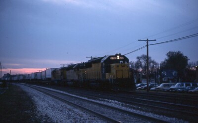 Railroad Slide - Chicago & North Western #5092 GP50 Locomotive