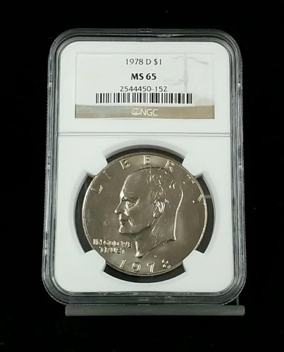 1978-D $1 EISENHOWER DOLLAR NGC MS65 #0378