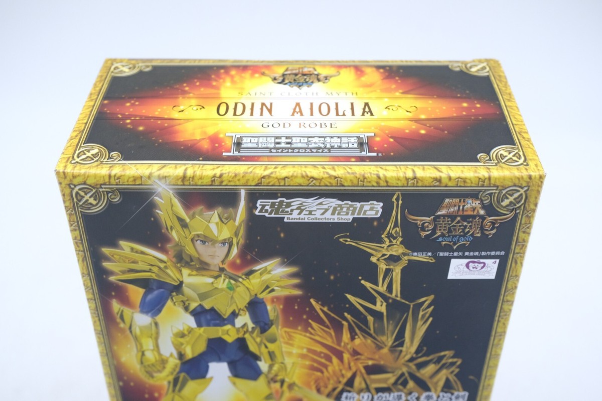 聖闘士星矢 Odin God Robe フィギュアセット HK Version Bandai Saint Seiya Saint Cloth Myth Odin Aiolia God Robe US Seller
