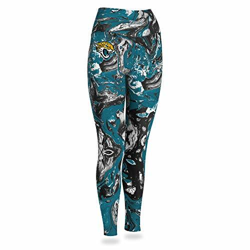 Женские леггинсы Zubaz NFL от команды Jacksonville Jaguars Swirl