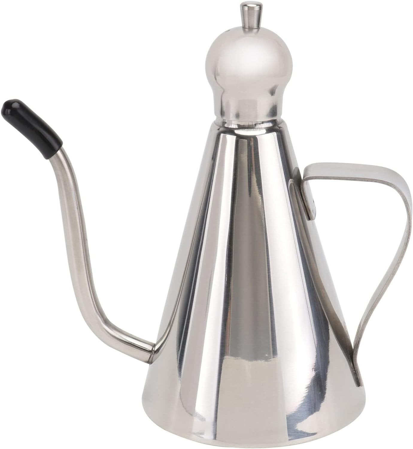 HEMOTON Kännchen Für Olivenöl, Aus Edelstahl, Mit Abnehmbarem Deckel(350Ml)