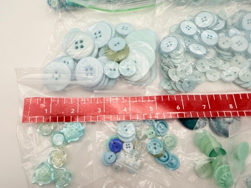 LOT Brown Plastic Celluloid Luster Sewing Craft Buttons Shank 2 & 4 Hole 1 lbs + - Picture 4 of 8