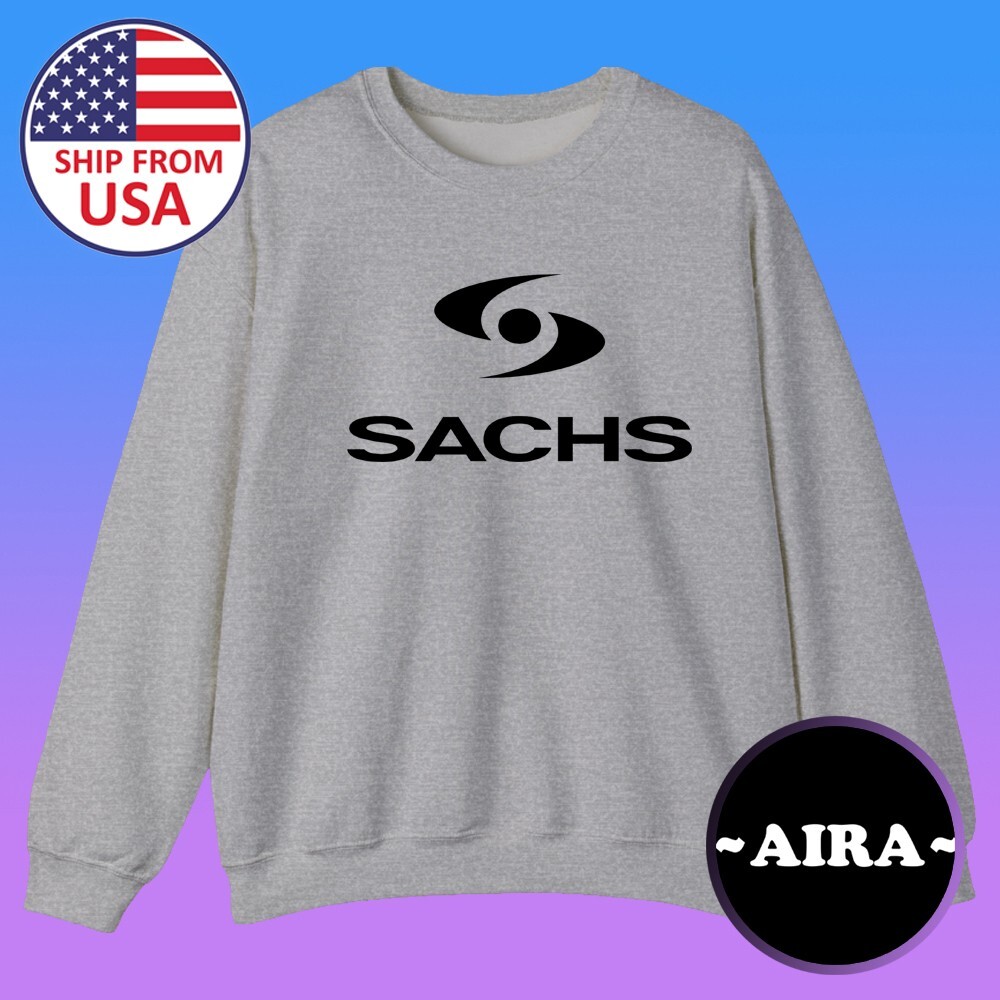 Sachs Racing Men's Grey Size S to 3XL