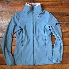 Women's Kjus Yverdon Jacket Size 34/xs Grey With Pink Trim