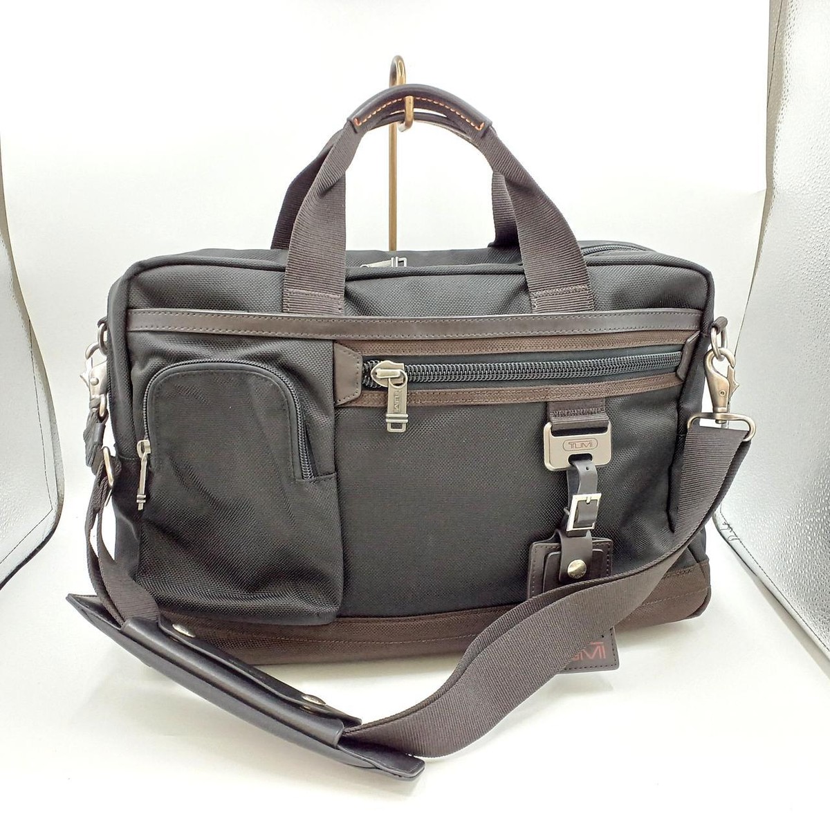 バッグ Tumi 2way briefcase leather Tumi 2way Briefcase Shoulder Bag Business Bag Black from
