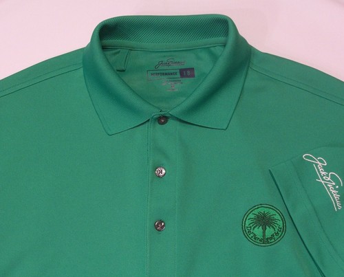 Mens Green Golf Polo Shirt 