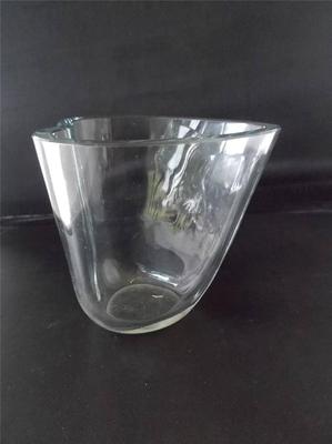 Vintage skandinavische schwedische ORREFORS Valentino Glas Herz Vase Martti Rytkonen