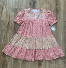 Tuckernuck Hyacinth House Multi Pink Floral Hana Mini Dress Size XS