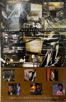 Babyface Mtv Unplugged Nyc 1997 Poster