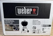 Weber #441001 ORIGINAL KETTLE CHARCOAL GRILL 18" New