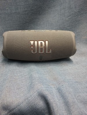 JBL Charge 5 Portable Bluetooth Speaker System - Gray  Working No Charging Cord 