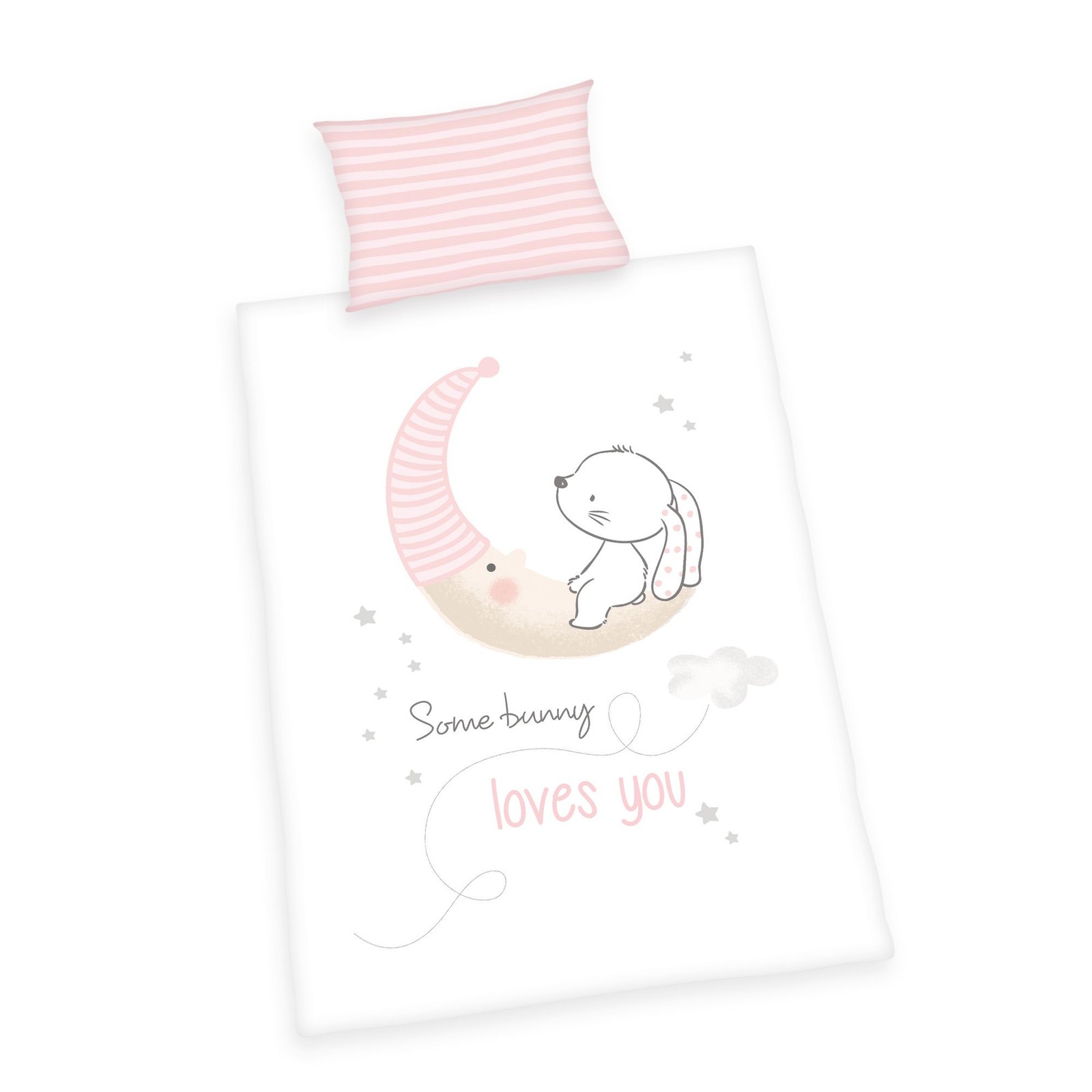 Set lenzuola neonato Little Bunny 100% cotone